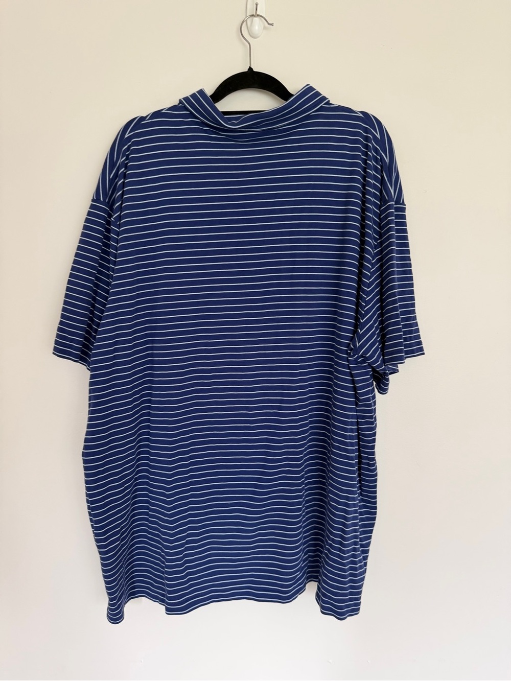 Polo Ralph Lauren 3XLT Blue Striped Cotton Polo Shirt Classic Pony - Picture 6 of 6